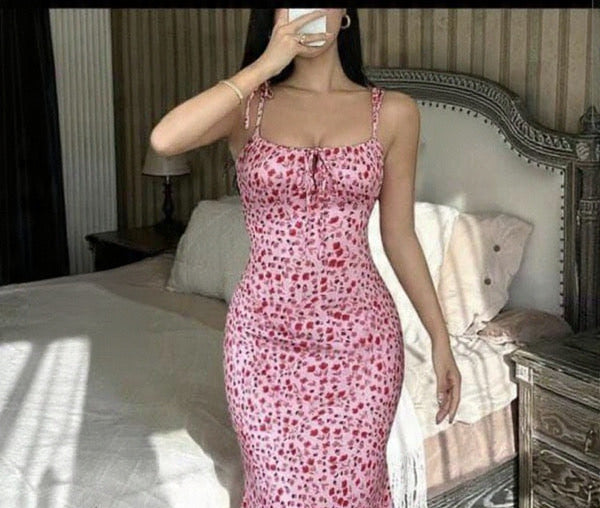 Women's Ditsy Floral Tie Front Dress