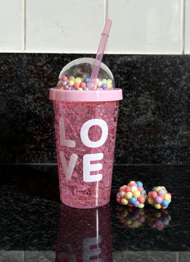 Glitter Sipper Tumbler