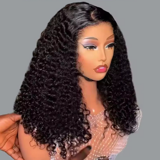 13*4 Double Drawn FULL FRONTAL LACE WIG 
(SDD)BABY CURLY 🔥🔥🔥