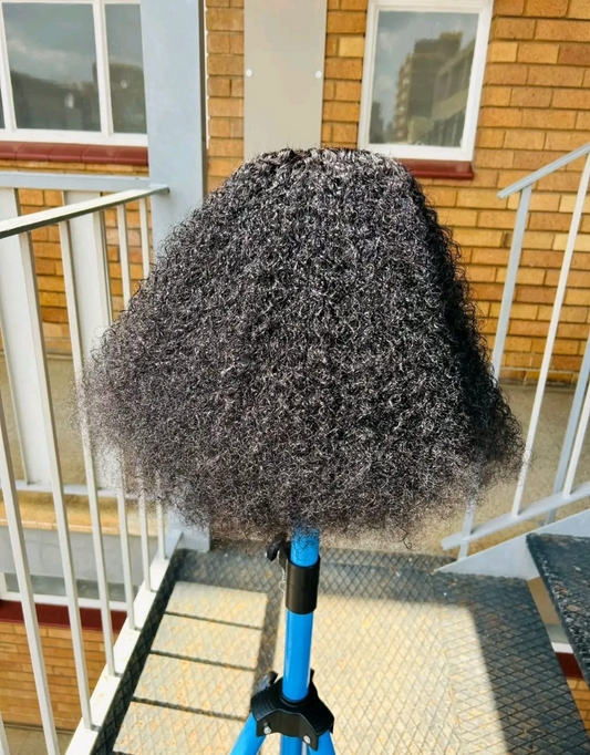 20” jerry curls Human blended hair