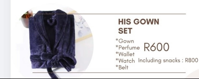His Gown Set Hamper