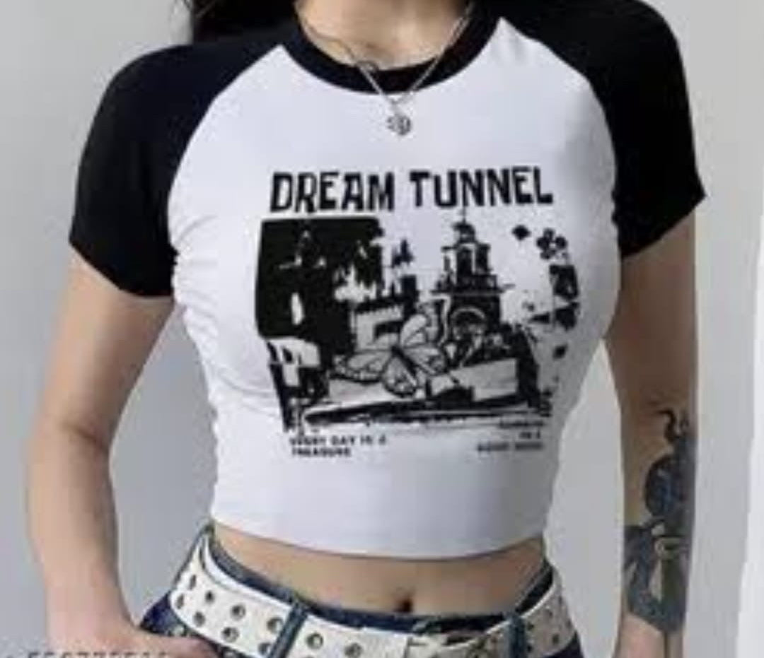 Dream Tunnel crop Tee