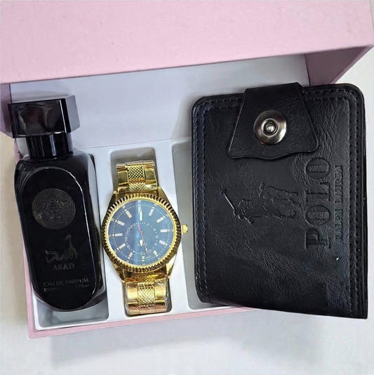 Luxury Men's 3-Piece Gift Box
