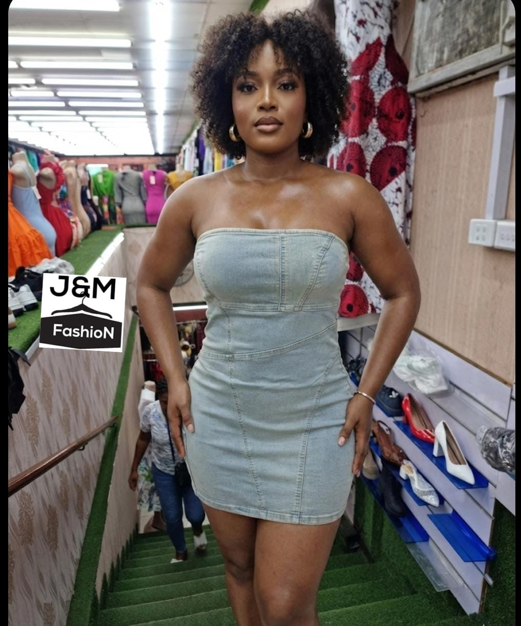 Denim dress