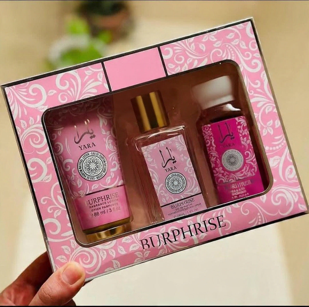 Yura Pink 3- Piece Set