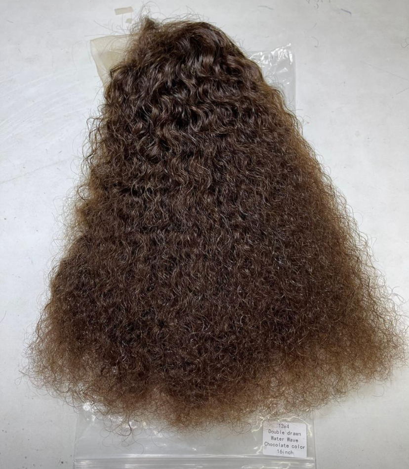 13x4 Double Drawn water wave
Chocolate Color