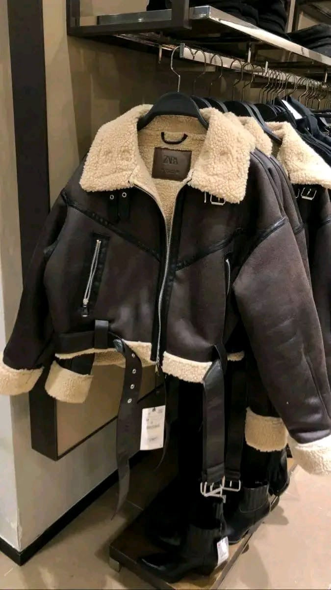 New Women's Faux Thermal Lined Motorcycle Short Jacket, Loose Casual Thickened Zip-Up Coat