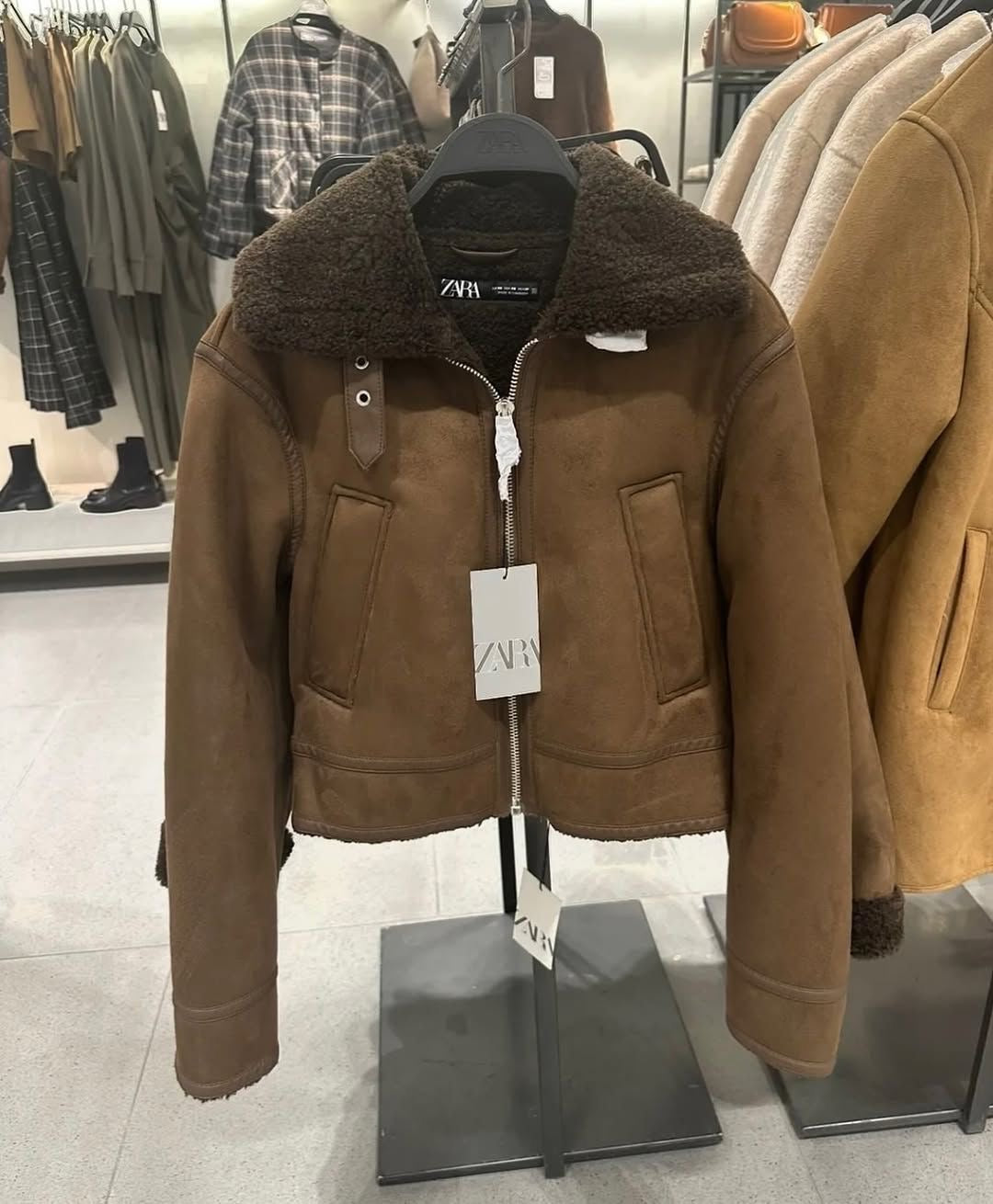 New Women's Faux Thermal Lined Motorcycle Short Jacket, Loose Casual Thickened Zip-Up Coat
